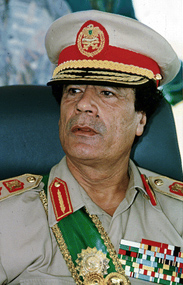 リビアのカダフィー大佐